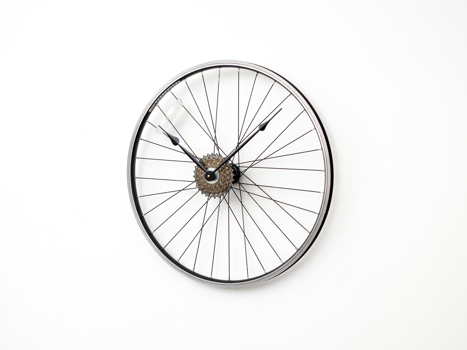Bicycle Wheel Clock Bicycle Wall Clock Large Wall Clock Etsy