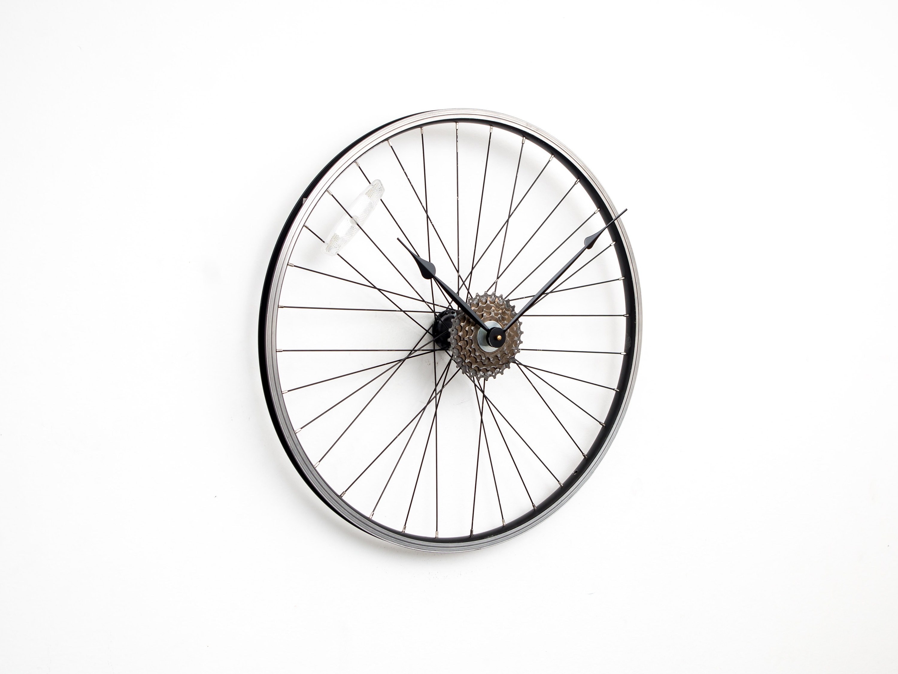 Bicycle Wheel Clock Bicycle Wall Clock Large Wall Clock Etsy