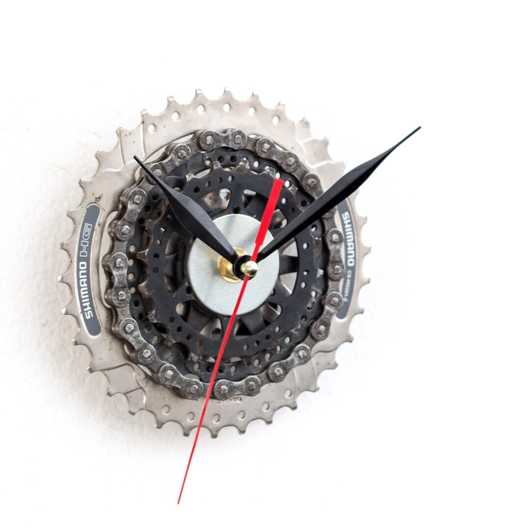 Bicycle Wall Clock - Bicycle Sprocket Clock - Bike Clock - Unique Wall ...