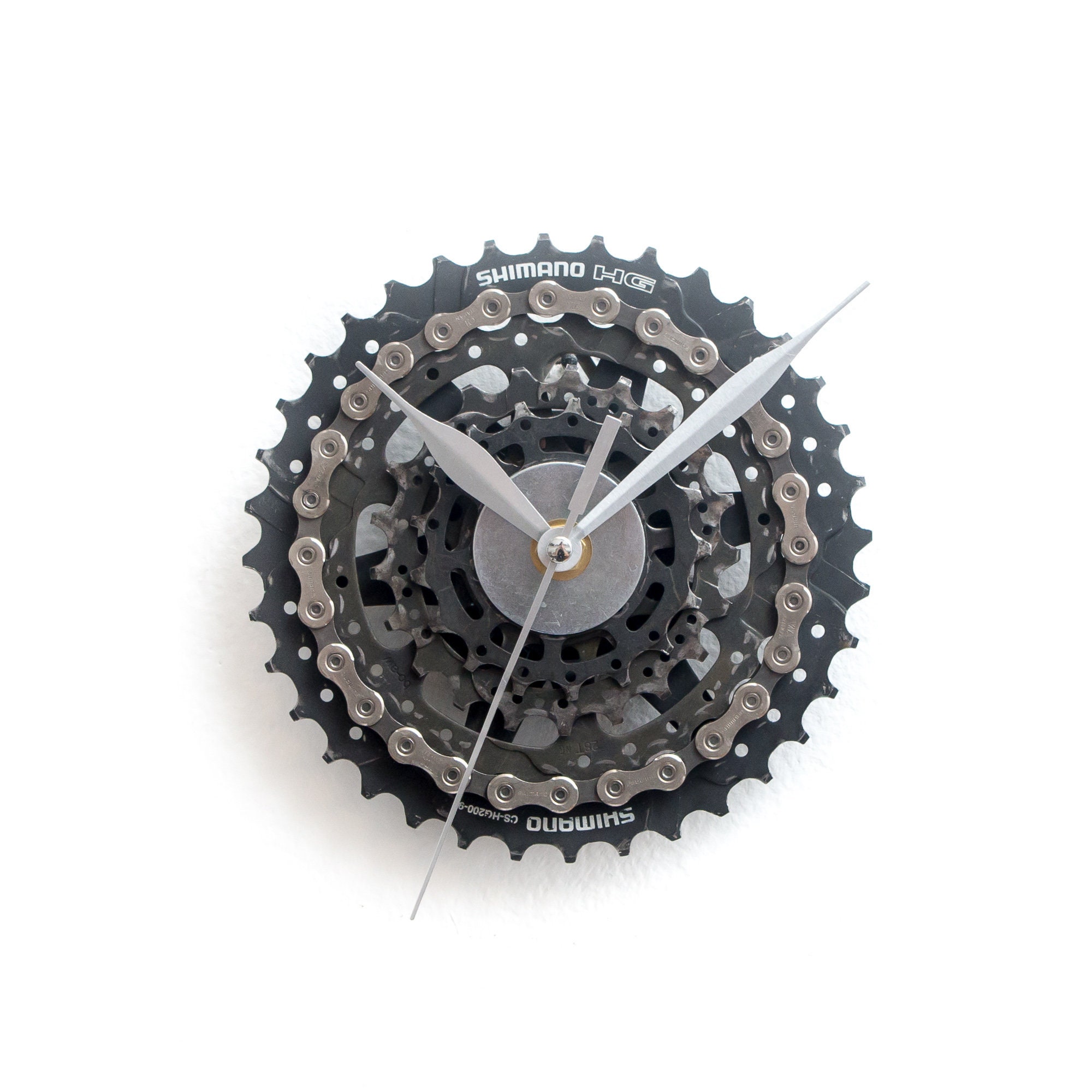 Bicycle Gears Wall Clock Cool Bicycle Gift Idea Christmas or Etsy