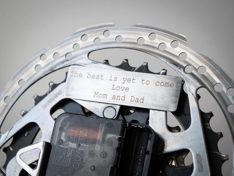 Pendulum Bike Wall Clock, Bike Gears Clock, Steampunk Wall Clock ...