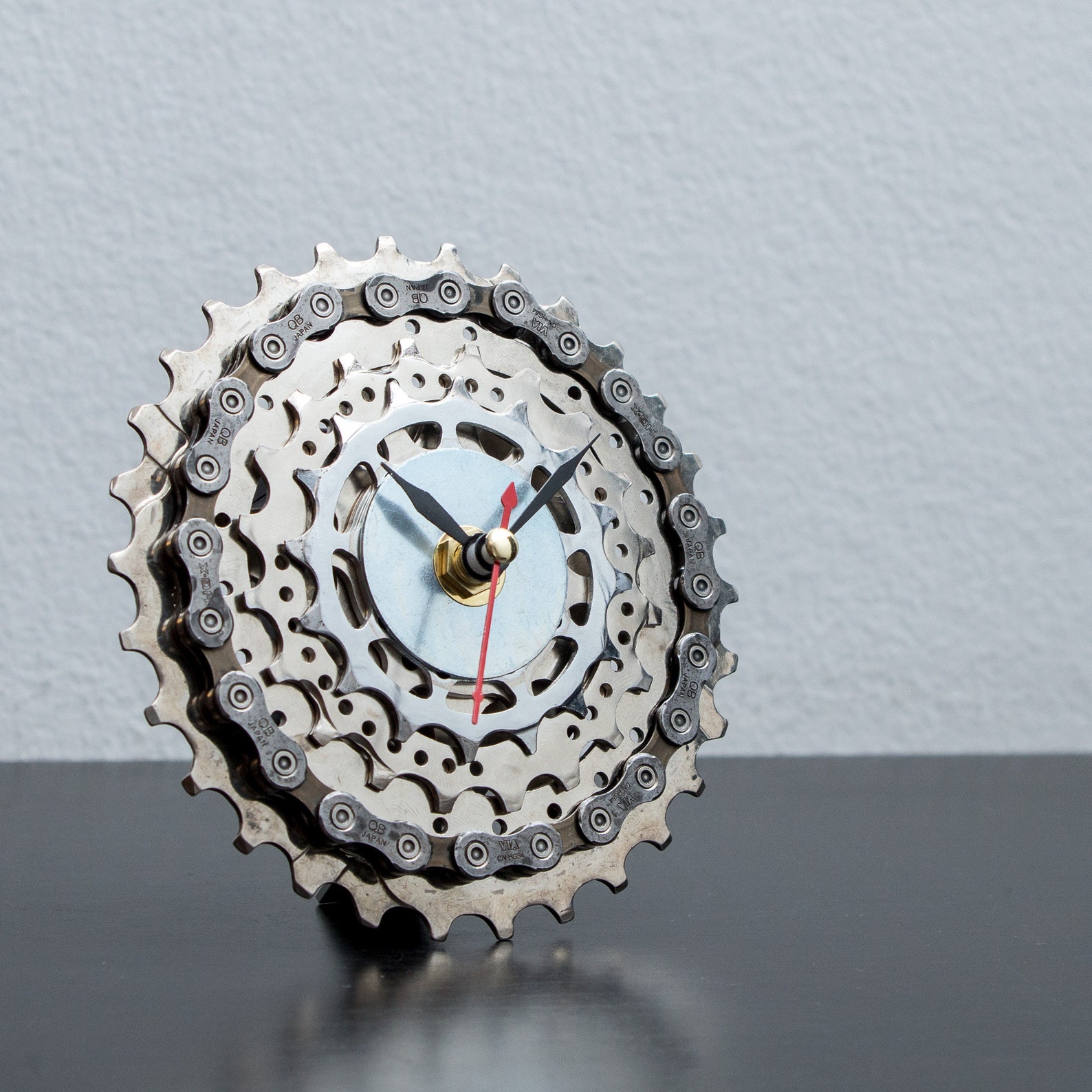 Small Bicycle Clock Bicycle Desk Clock Unique Clock Etsy