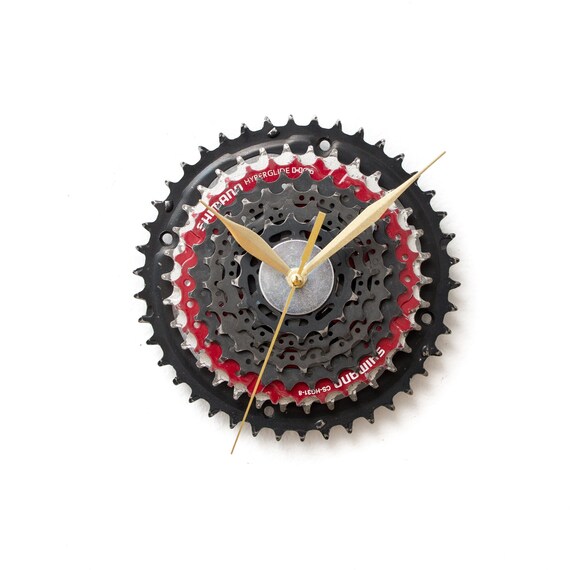 Unique Bike Wall Clock Industrial Steampunk