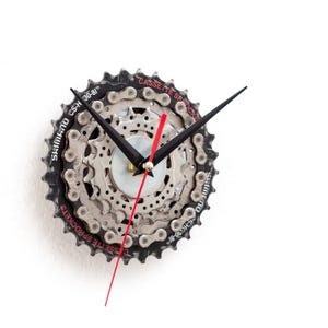 自転車用壁掛け時計 - 自転車用スプロケット時計 - 自転車用時計 - ユニークな壁掛け時計 - 彼氏へのギフト - 夫へのギフト - サイクリストへのギフト - 父親へのギフト