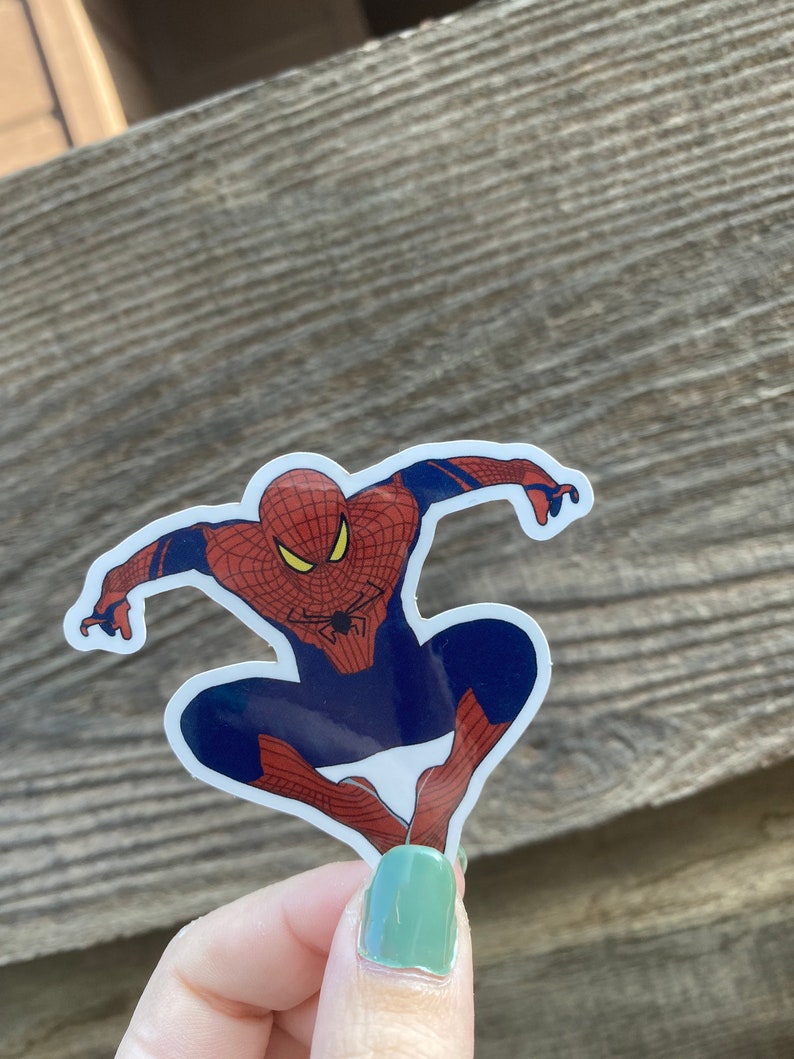 Spiderman Vinyl Sticker Spiderverse Collection Design 2 Etsy