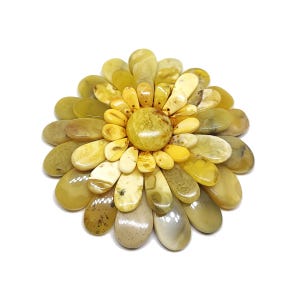 Baltic amber pendant and brooch