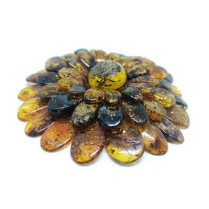Baltic amber pendant and brooch