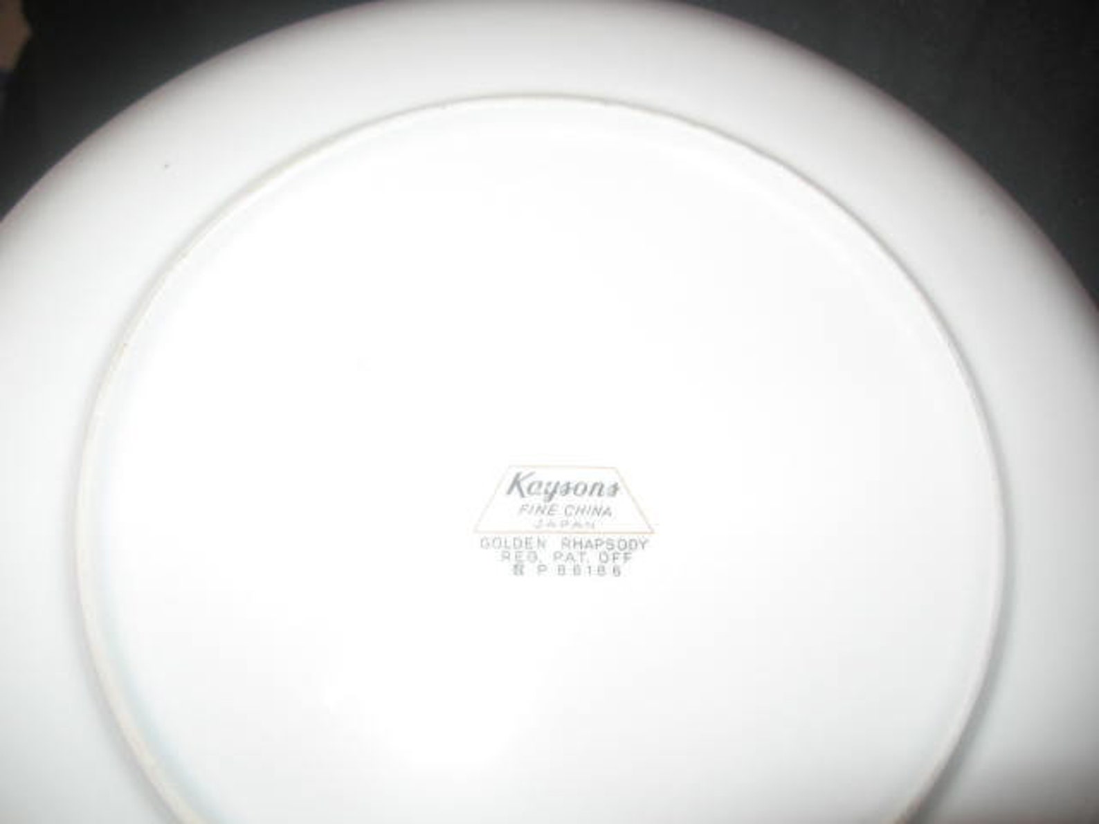 Kaysons Fine China Made in Japan/kaysons Golden Rhapsody/leaf Pattern