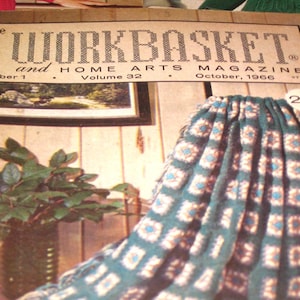 Vintage Bundles Workbasket Knitting Magazine, Knitting Crafts