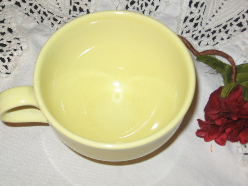 Iroquois Casual China Russel Wright Restyled Yellow CupRussel Wright Mid Century Modern Dinnerware
