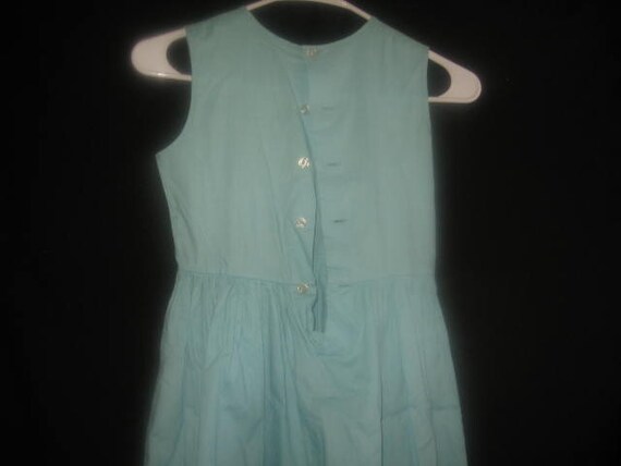 Celeste New York Girls Blue Dress/ 1950s Girls Sh… - image 4