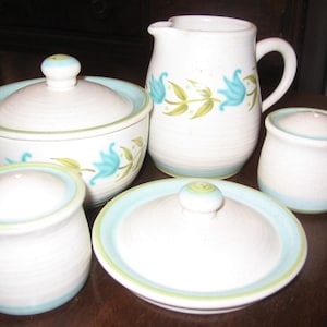 Vintage Franciscan Tulip Time Dinnerware, Franciscan Dishes, Vintage Table Settings, Kitchenware, Collectible Dishes, 1960s-1970s Dinnerware