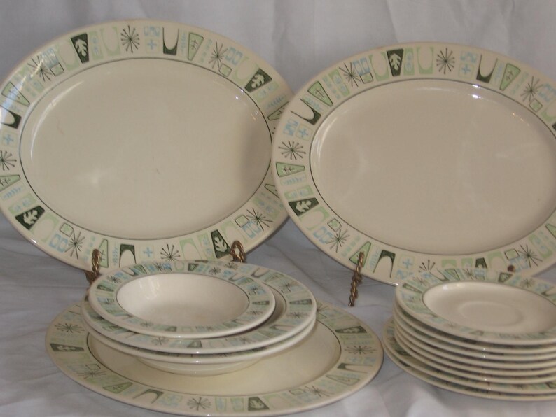 Cathay Dinnerware Taylor Smith and Taylor 1950-1960's Atomic Ware ...