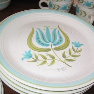 Vintage Franciscan Tulip Time Dinnerware, Franciscan Dishes, Vintage Table Settings, Kitchenware, Collectible Dishes, 1960s-1970s Dinnerware