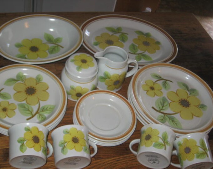 Royal Doulton Summer Days Lambeth Stoneware Dinner Set/royal Etsy