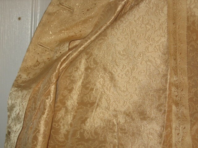 1960's Gold Brocade Two Piece Dress and Jacket/ Seamstress - Etsy