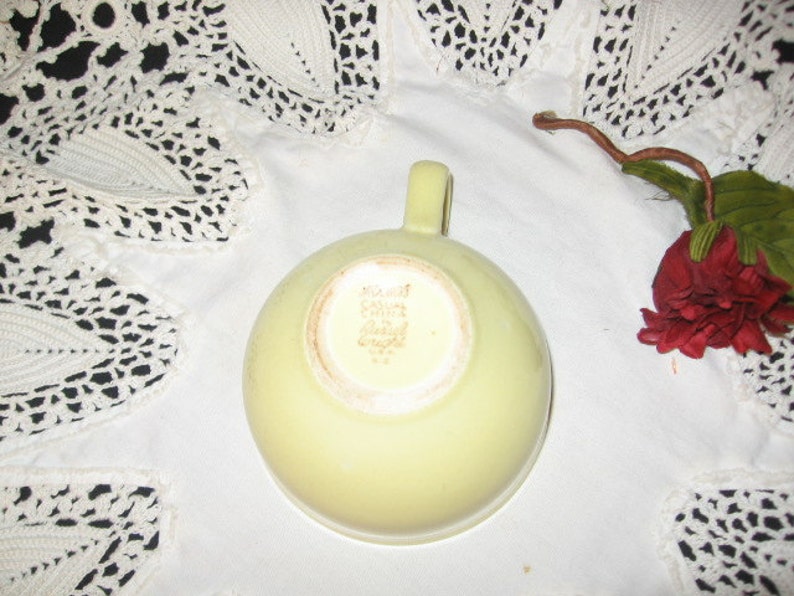Iroquois Casual China Russel Wright Restyled Yellow CupRussel Wright Mid Century Modern Dinnerware