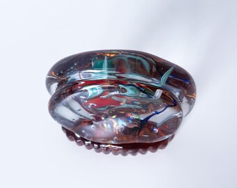 1960年代の本物のムラーノガラス製両面魚水槽彫刻 - イタリア - Etsy 日本