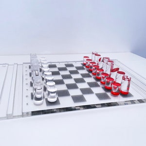 Lucite chess set - Etsy 日本