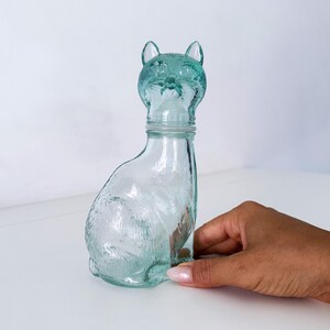 【nac】Vetreria Etrusca glass catbottle Vetreria Etrusca - Etsy