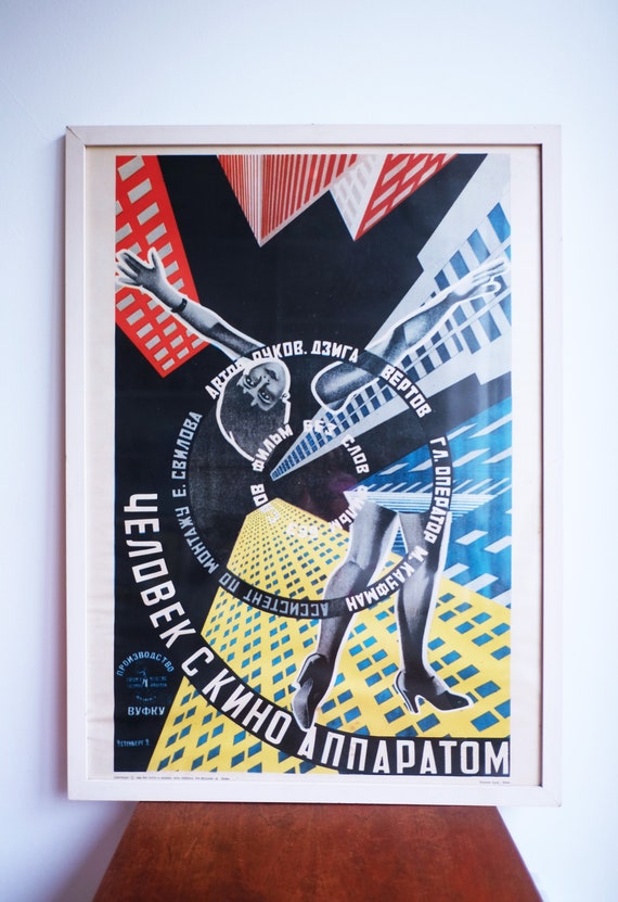 1960's Original Soviet Poster Designed by the Stenberg Brothers