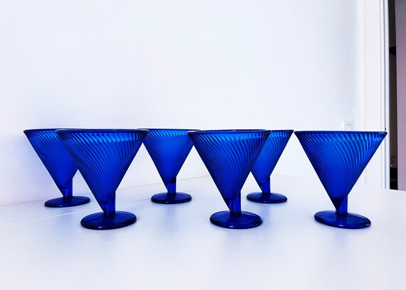 1950er Mid Century italienische Murano Glas Eisbecher - 6er Set