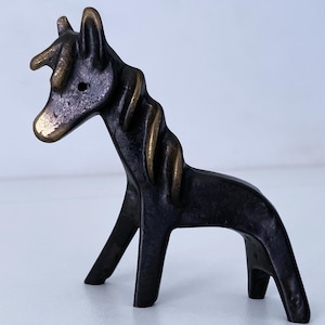 Genuine 1950&#39;s Walter Bosse Bronze Horse Figurine