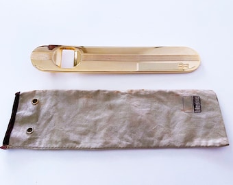 1980's Gold Plated Bottle Opener by Pino Spagnolo for Biesse