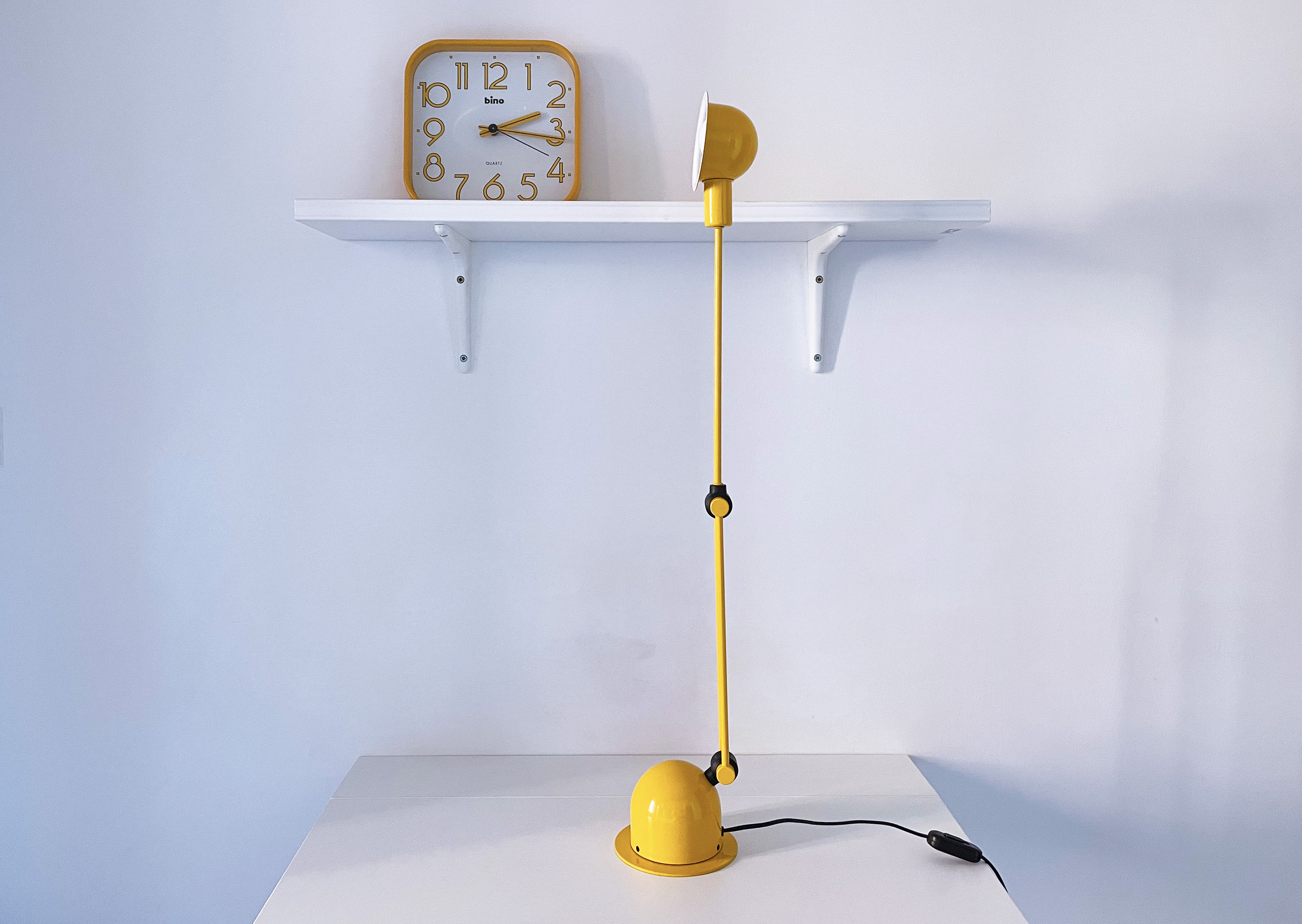 1970's Italian VENETA LUMI Space Age Yellow Metal Desk Lamp - Etsy