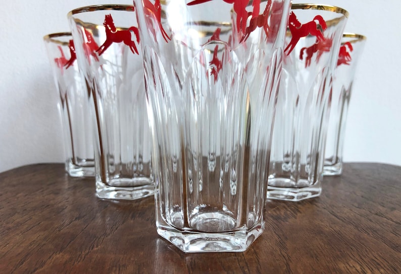 vintage italian drinking glasses