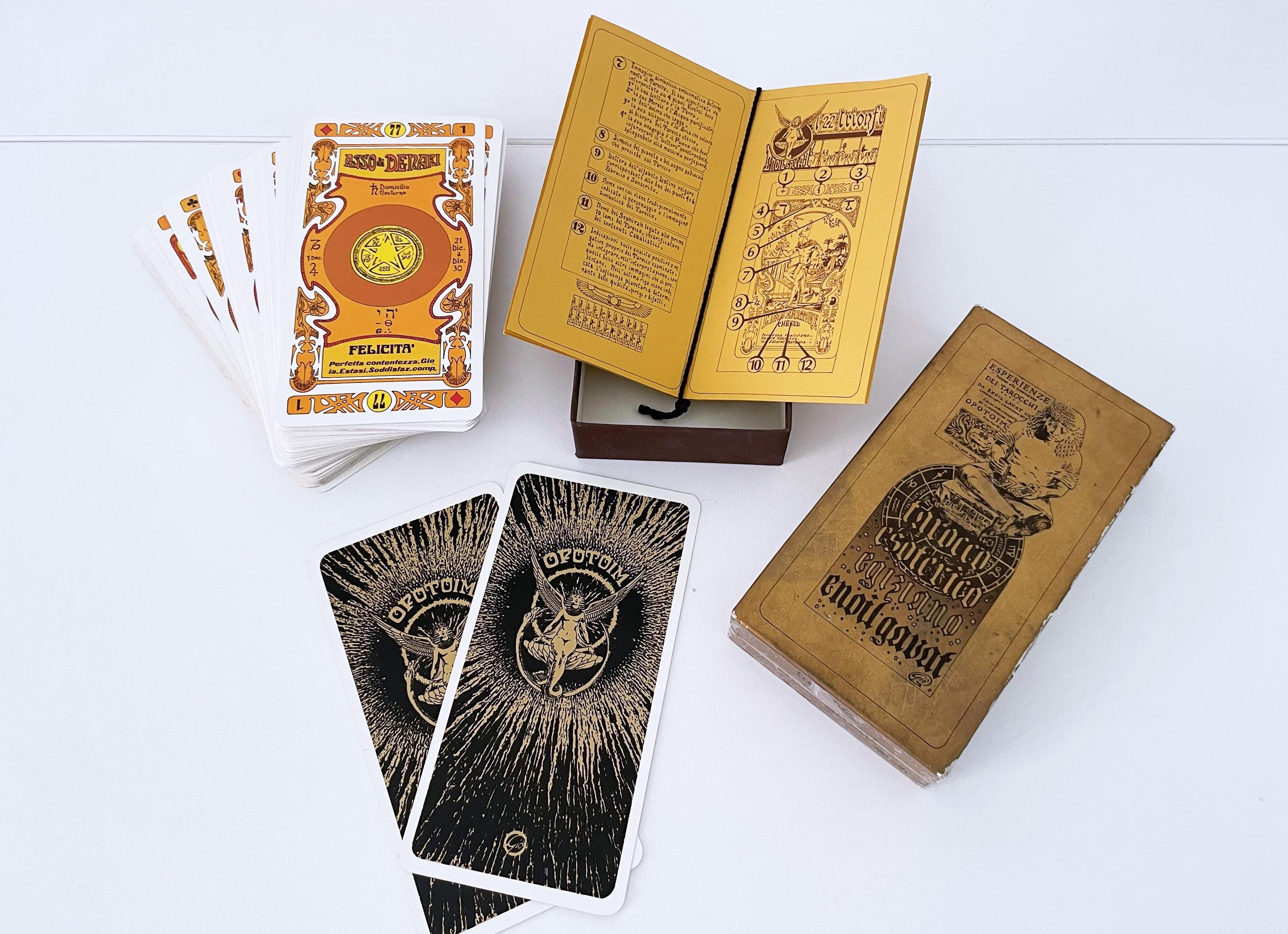 1980's Italian 'tarocco Esoterico Egiziano Enoil Gavat' Complete