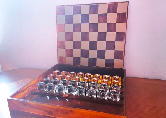 Lucite Chess Set