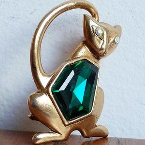 P&M PARIS Spider, Panther, Vintage Designer Brooch Signed