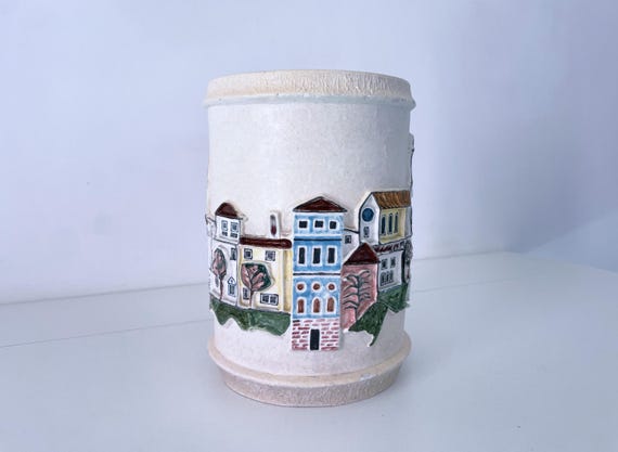 1950年代中期のジャンカルロ・トゥンシ・ジラード作陶花瓶 - Etsy 日本