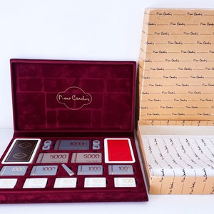 1970&#39;s Pierre Cardin Game Set in Velvet Case and Original Box