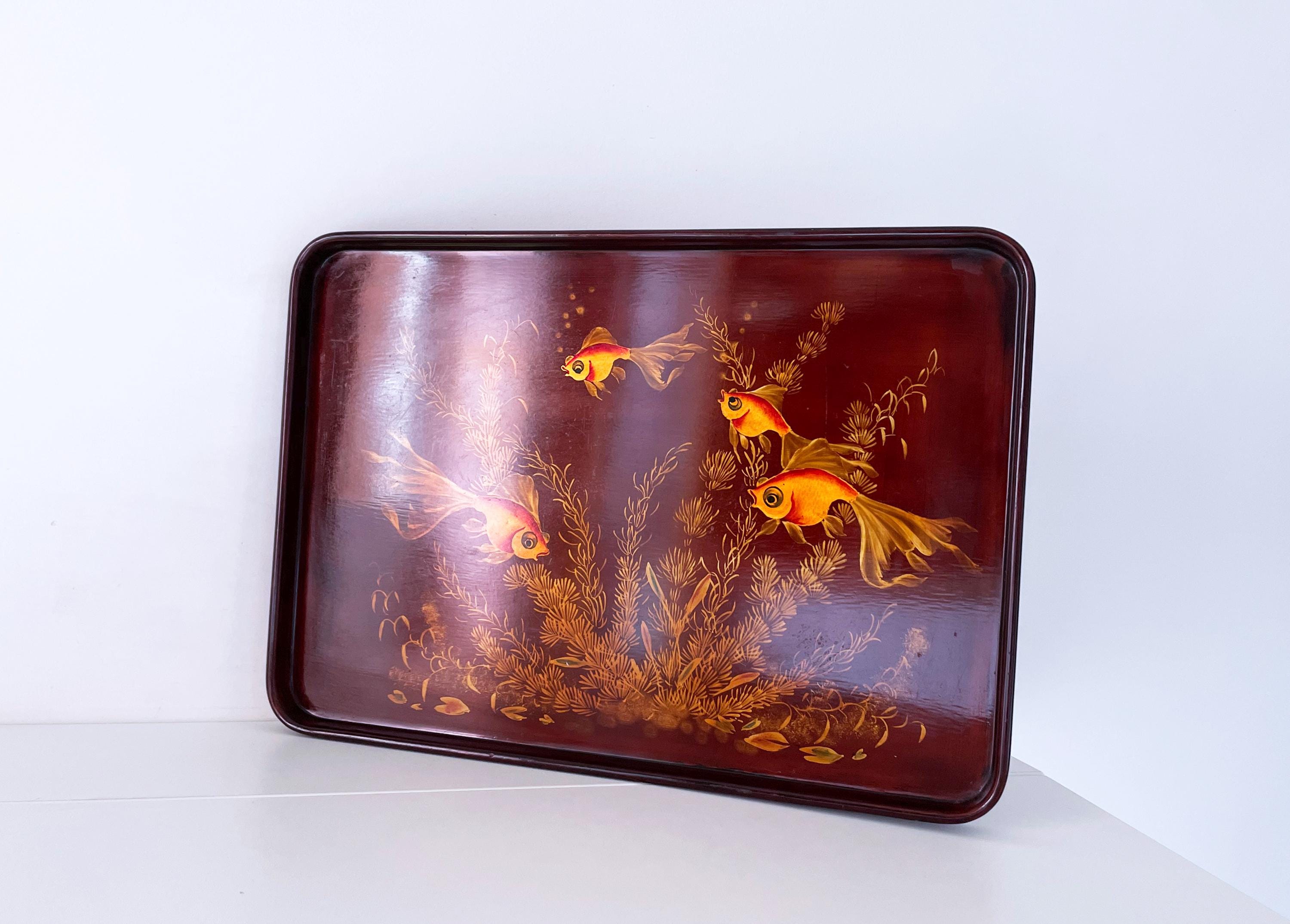 Vietnamese Lacquer Tray - Etsy