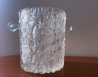 1960's Mid Century Finnish Glass Ice Bucket
