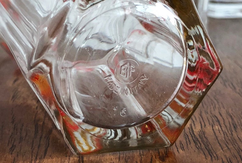 vintage italian drinking glasses