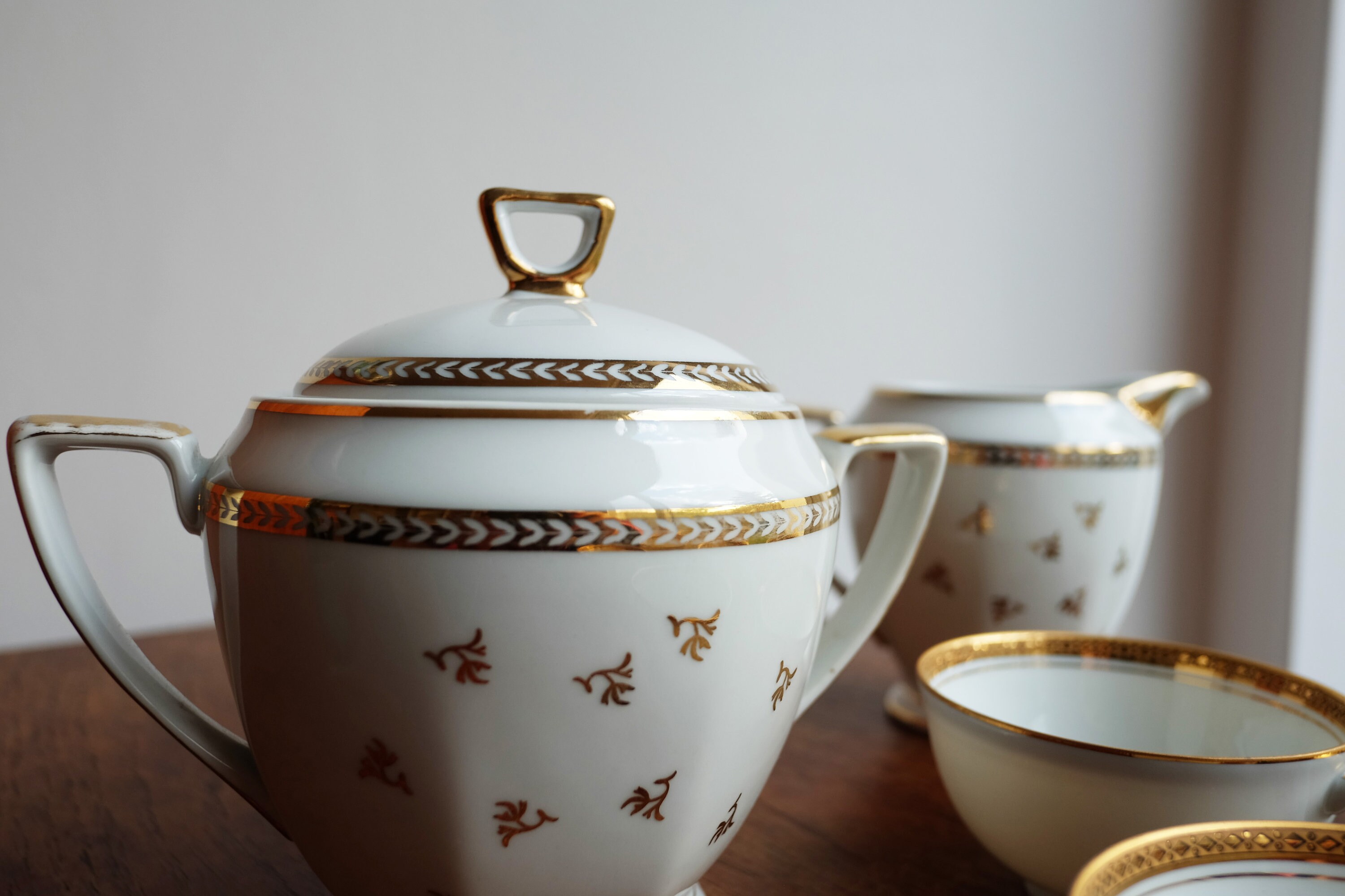 1960's Limoges France Porcelain Coffee/tea Set From Paris - Etsy