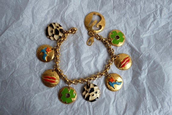 1980's French "Emanuel Ungaro" Gold Plated and Ena
