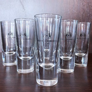 Copas de brandy italianas "Vecchia Romagna" de mediados de siglo, década de 1960 - juego de 6