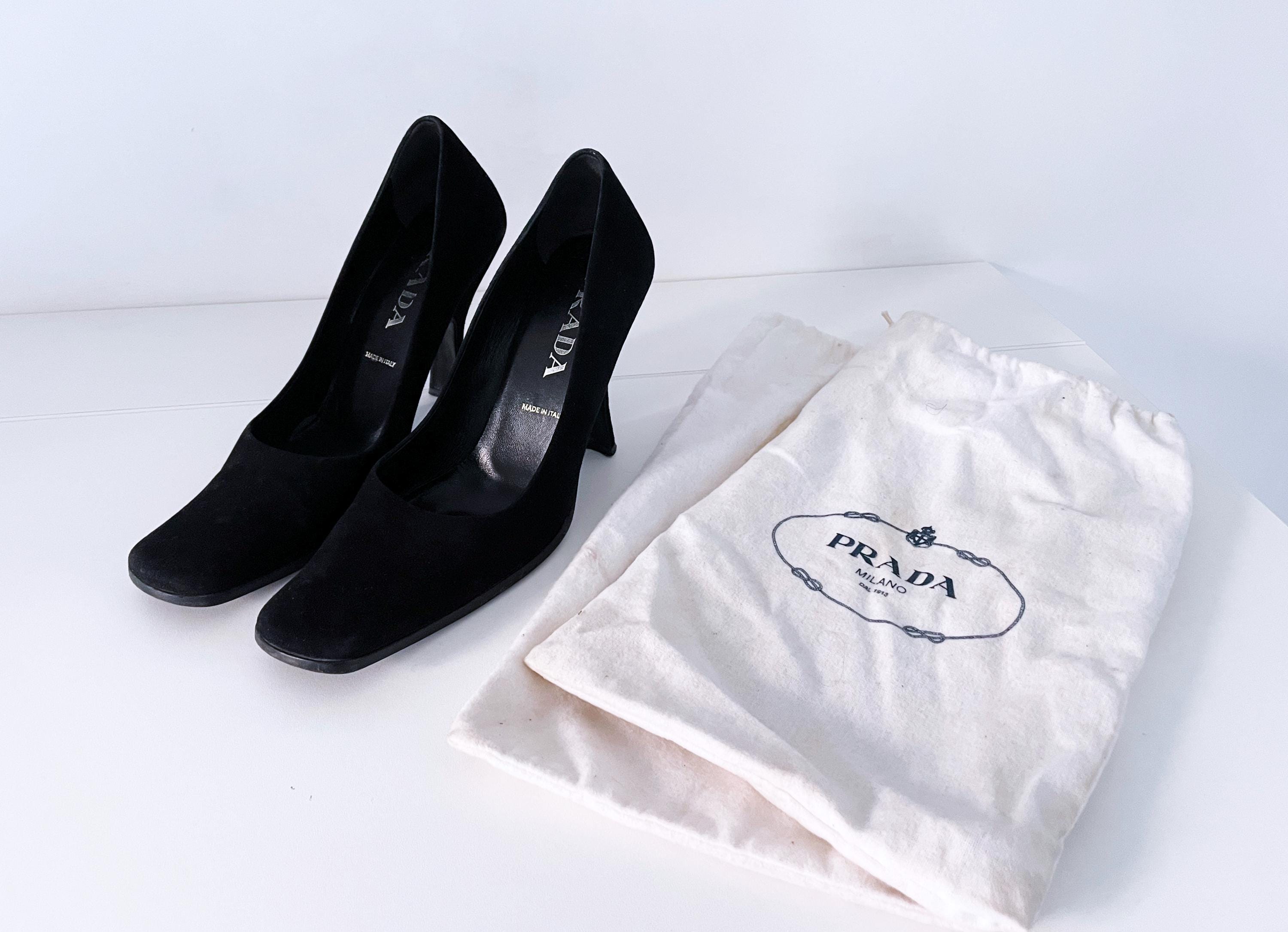 90s Prada Heels - Etsy