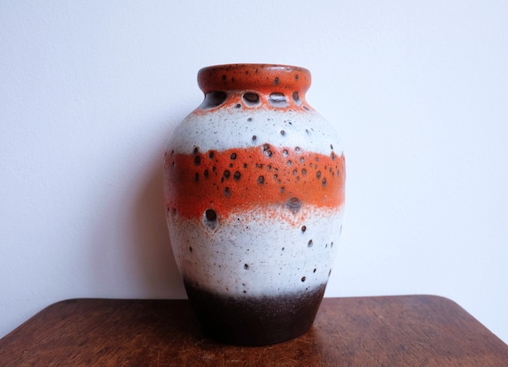 1970's Carstens Tönnieshof Lava Vase - Model 7313-20 Double House