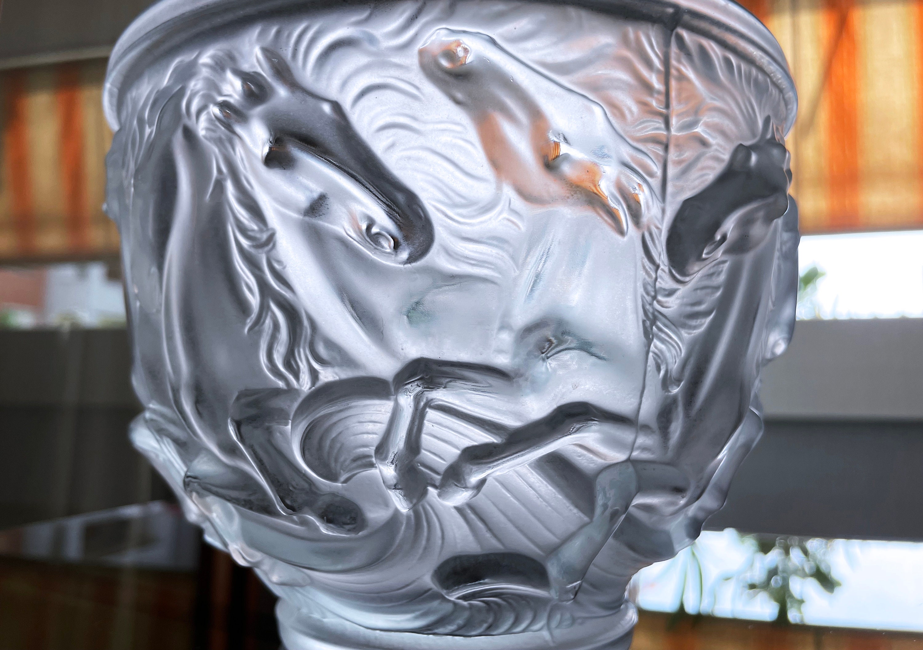 1930's Art Deco Satin Glass Vase 