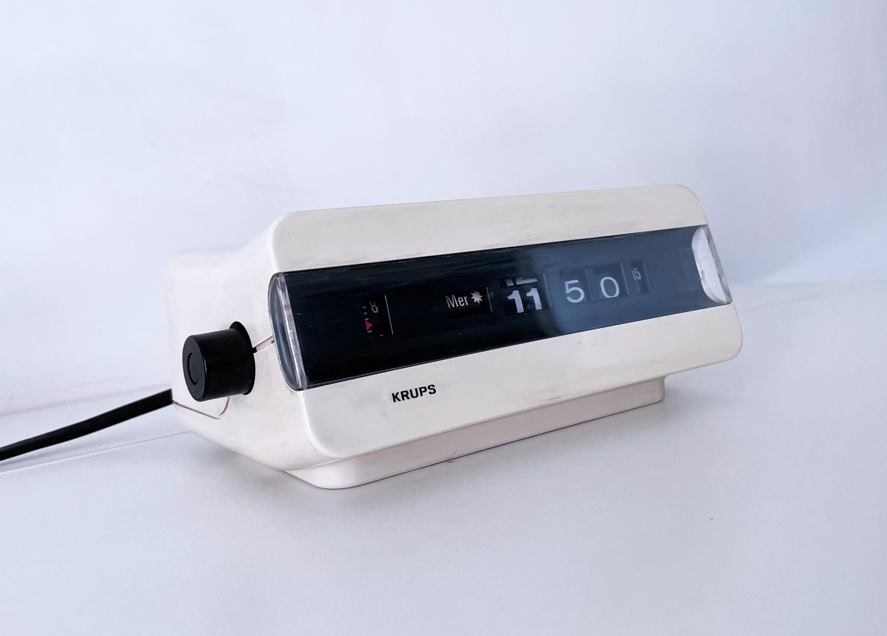 1970's Italian KRUPS Flip-Flap Alarm Clock - model 621