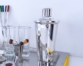 Coctelera italiana de mediados de siglo de Fornari Roma, década de 1960