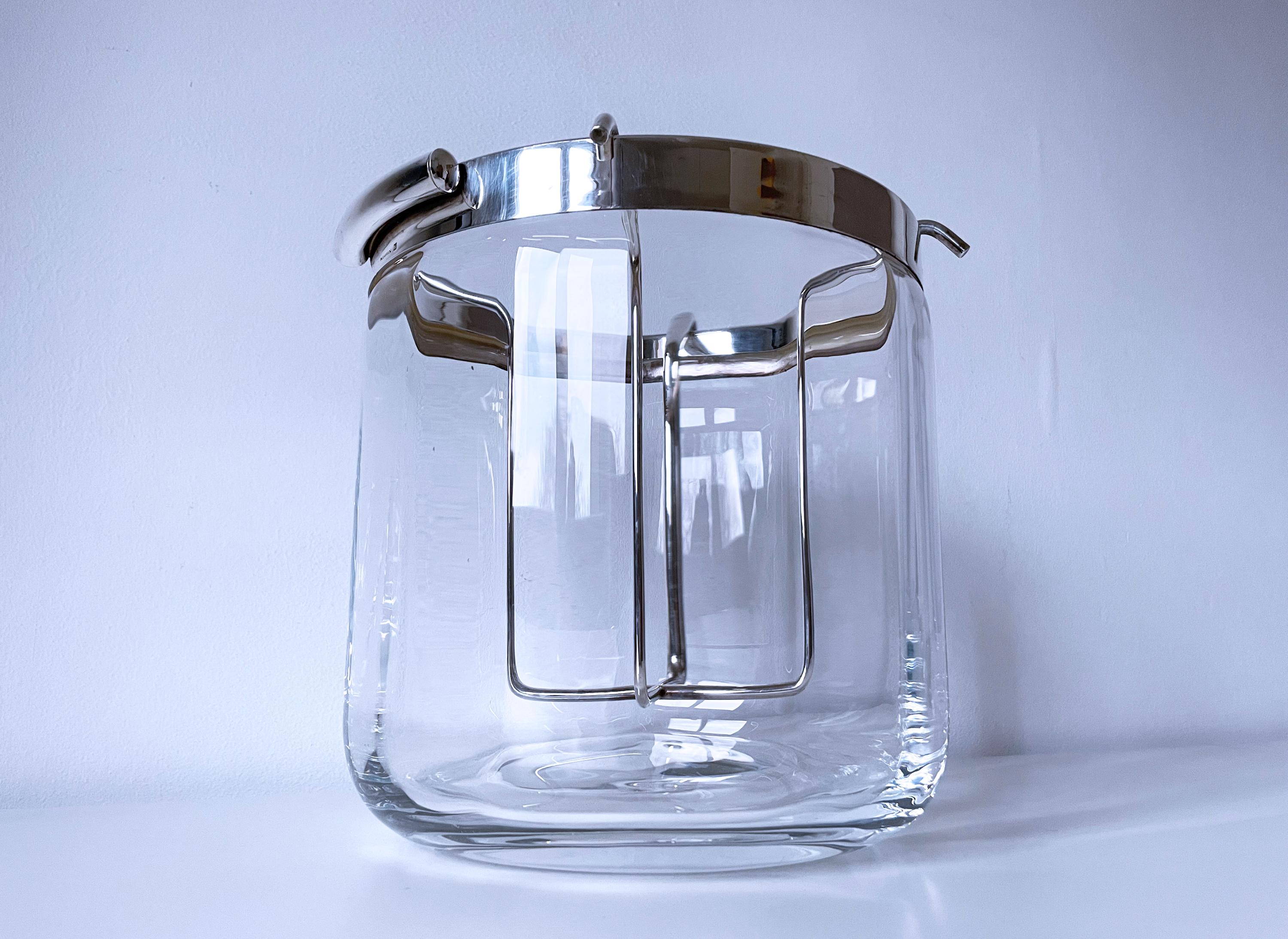 1950年代のクリストフル「フルーロン」シルバープレートとクリスタル