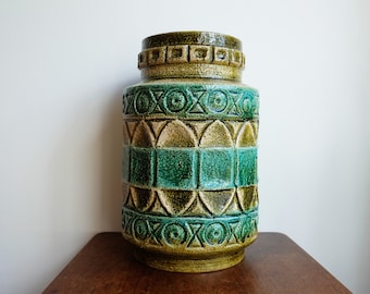 Large 1960&#39;s West Germany Bay Keramik floor vase - model 92 35