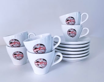 リチャードジノリ　エスプレッソコーヒーセット ヴィンテージ リチャード ジノリ エスプレッソ セット: 花柄磁器