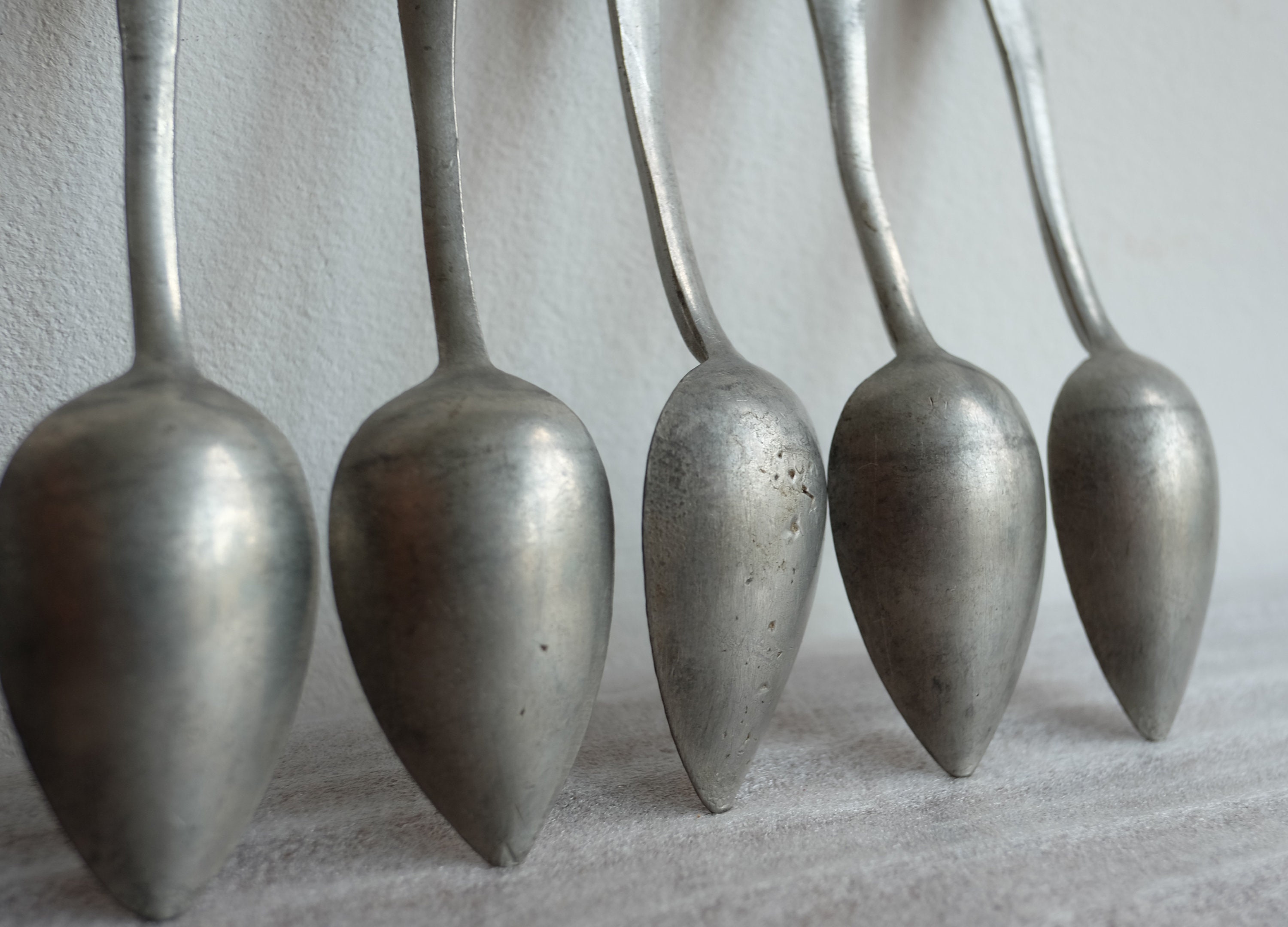 18世紀のピューター製スプーン6本 - Etsy 日本